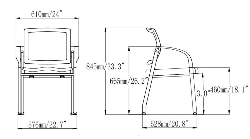 Office Seating Manufacturers Training Room Chair Odyssey Ls-547