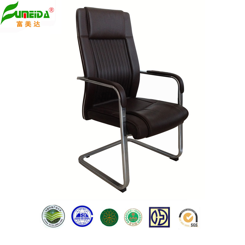 Executive High Back Leather Office Chair with Adjustable Headrest