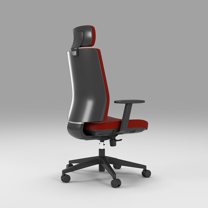 Foshan Factory Ergonomic High Back Swivel Fabric Leather Office Chair