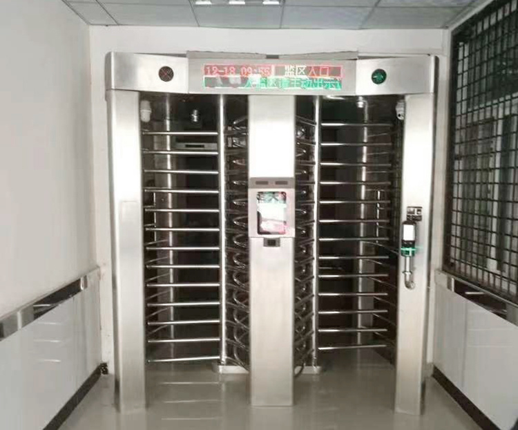 Bi-Directional Rolling RFID Full Height Turnstile Gate