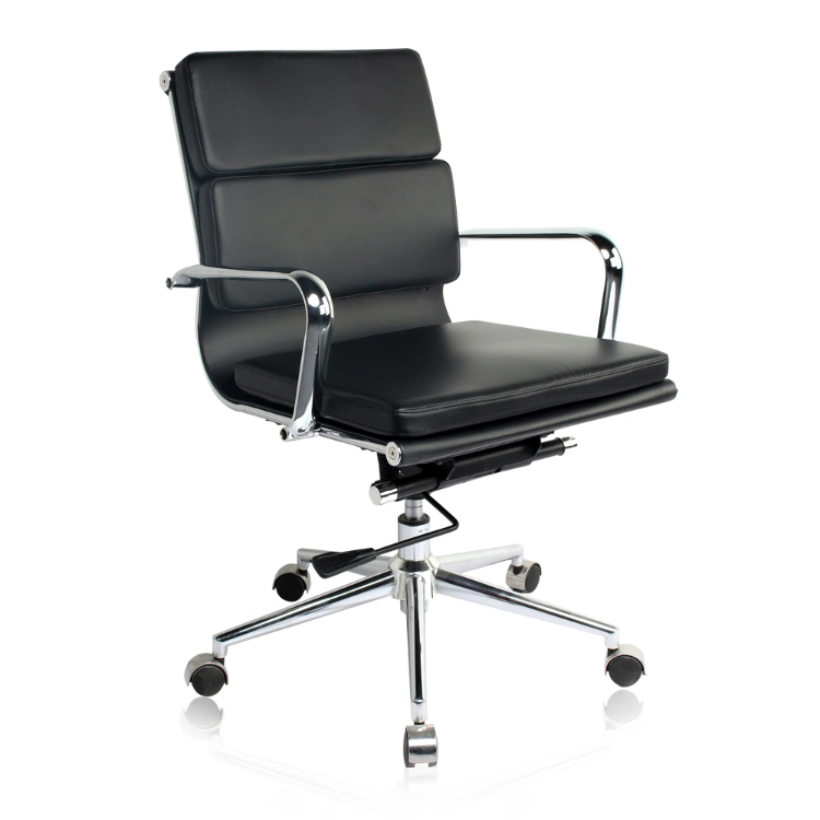 Leather Modern Office Furniture Ergonomic Executive Fabric Meeting Swivel Staff Task Eames Office Chair