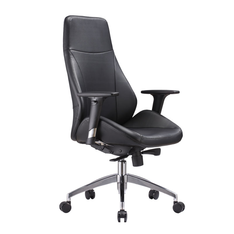 Ergonomic White PU Leather Computer Manager Work Desk Office Chair