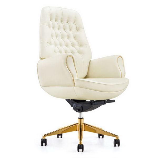 White Color Luxury Office Furniture Executive Chair for Boss