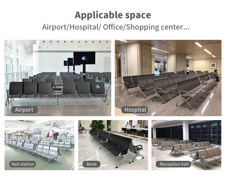 Office Furniture Waiting Chair Manufacturer Public Airport Link Chair