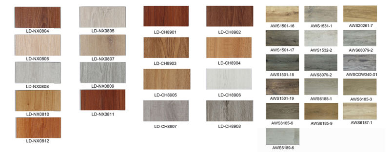 Luxurious Vinyl Plastic Wood Plank Flooring PVC Flooring Spc Flooring