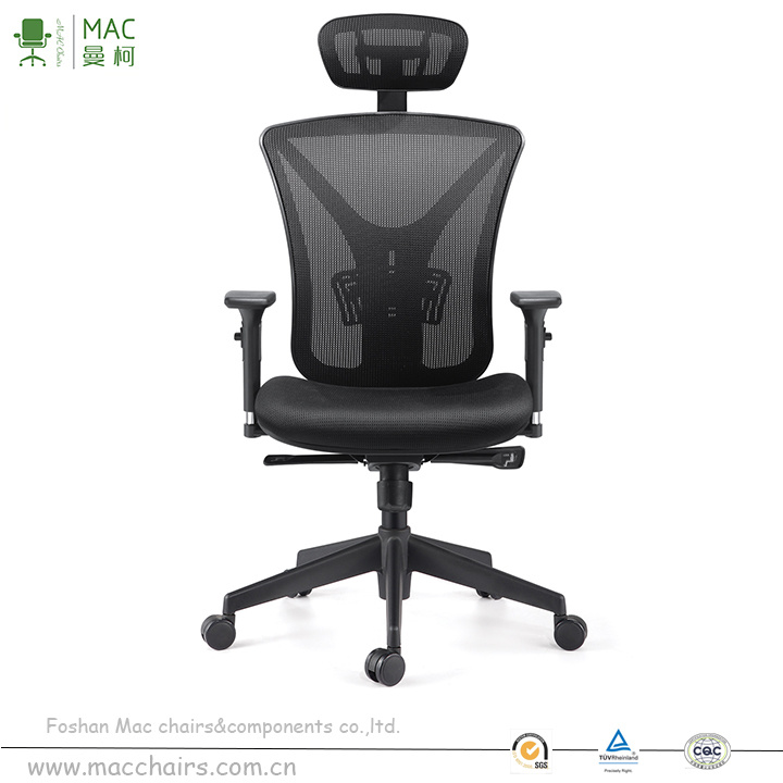 Fashion Mesh Upholstered Office Chairs with Adjustable Lumbar Support