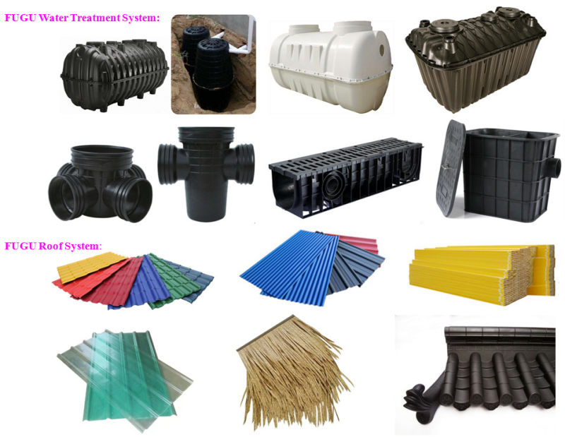 Roma Anti UV Waterproof PVC Roma Roof Sheet Colored PVC Roof Tile