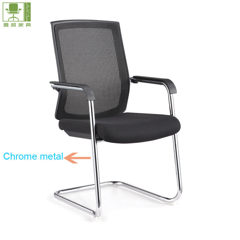 Black Ergonomic Mesh Metal Leg Office Chair Executive Computer Chair