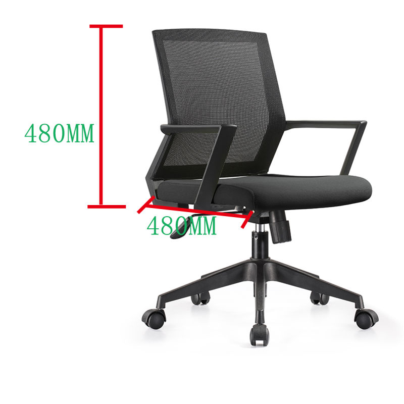 Chrome Frame Black Mesh Back Visitor Meeting Conference Office Chair