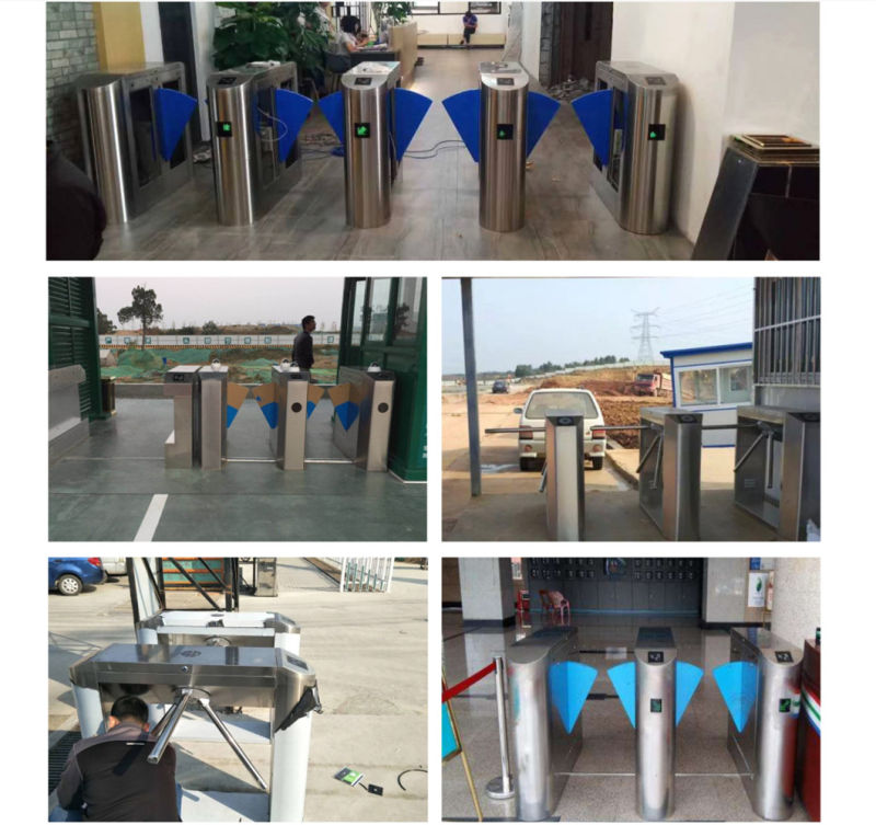 Full Automatic Bi-Directional Swing Barrier Turnstile Security Gate