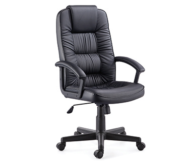 Cheap Price PU Executive Boss Office Chair with Flat Base