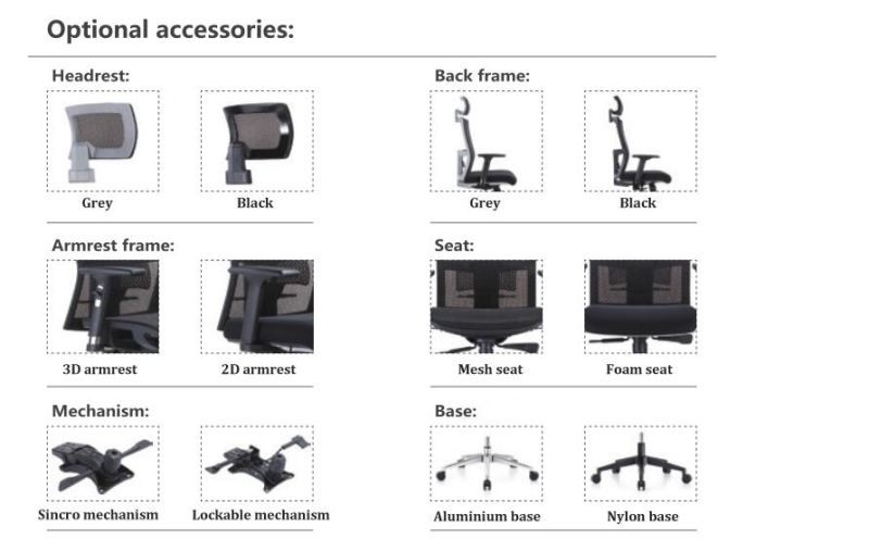 High Medium Back Rotary Chair Ergonomic Office Chair Computer Ergo Staff Office Chairs