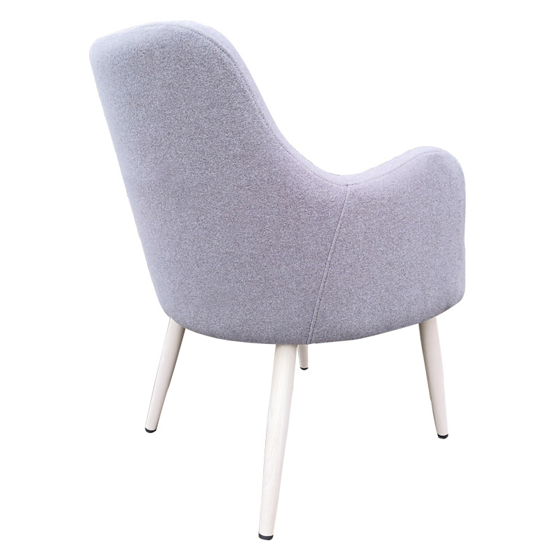 Wholesale Nordic Style Gray Luxury Fabric Dining Chair for Sale