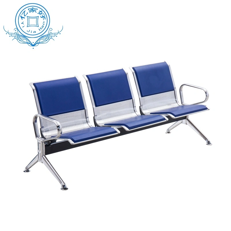 3 Seater High Quality Indoor Commercial Chair Barbershop Bench Airport Chair Office Furniture