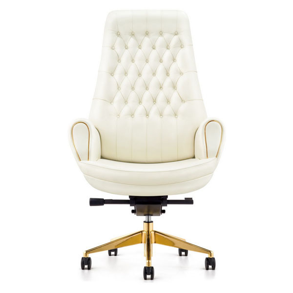 White Color Luxury Office Furniture Executive Chair for Boss