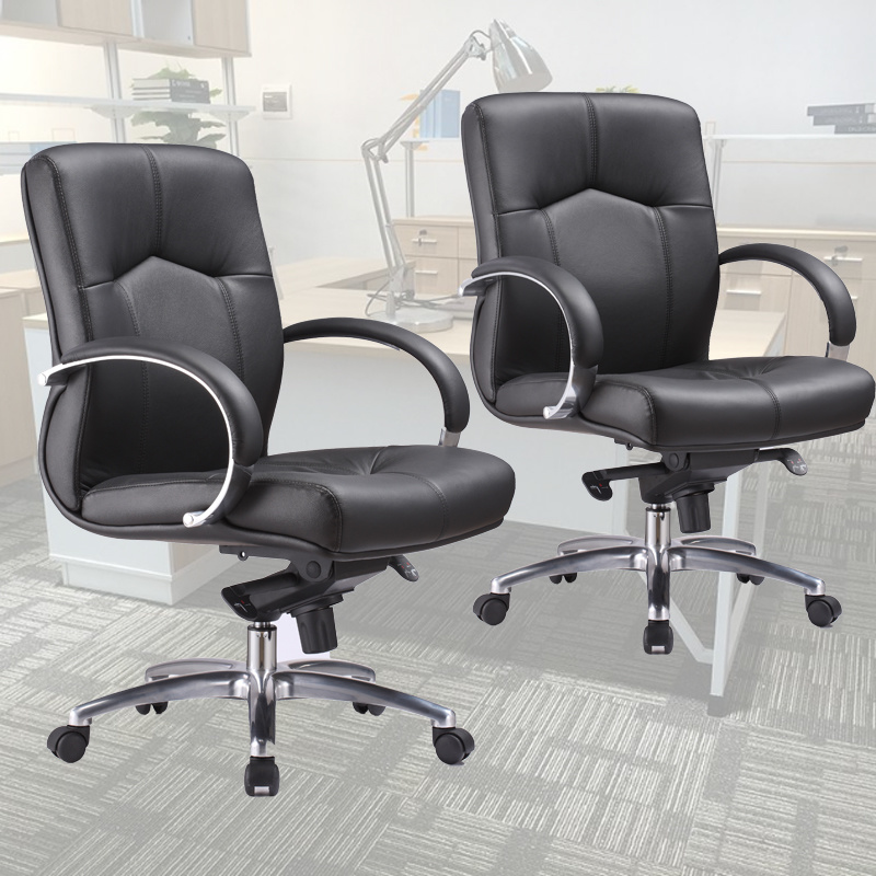 Modern Computer Ergonomic Swivel Meeting PU Leather Office Chair