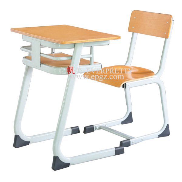 High Quality Single Student Desk Chair for School Furniture