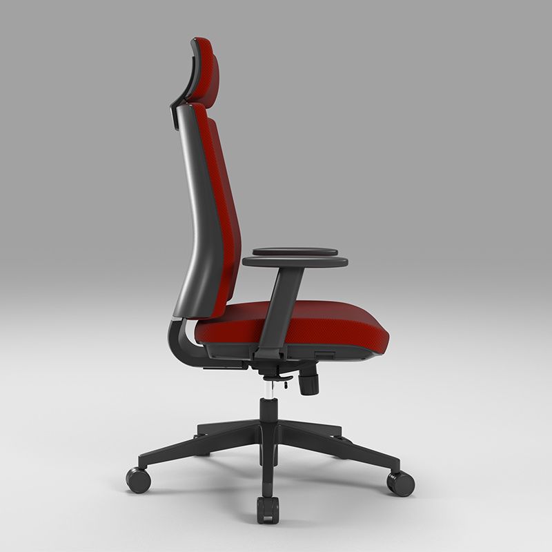 Foshan Factory Ergonomic High Back Swivel Fabric Leather Office Chair