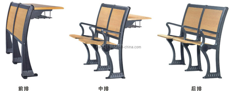 High Quality School College Lecture Student Desk and Chair (YA-X013)