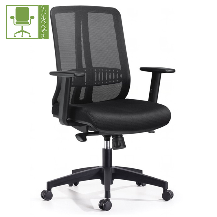 High Back Headrest Wide Seat Cushion Mesh Ergonomic Office Chair