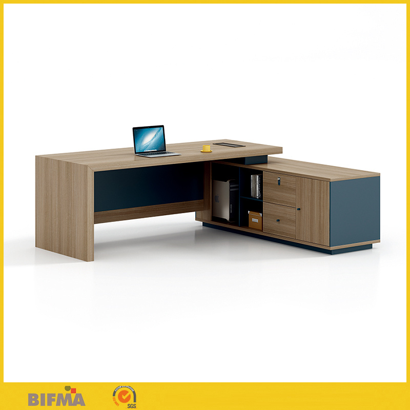 2021 Hongyida Luxury Computer CEO Executive Modern Wooden Office Desk Furniture