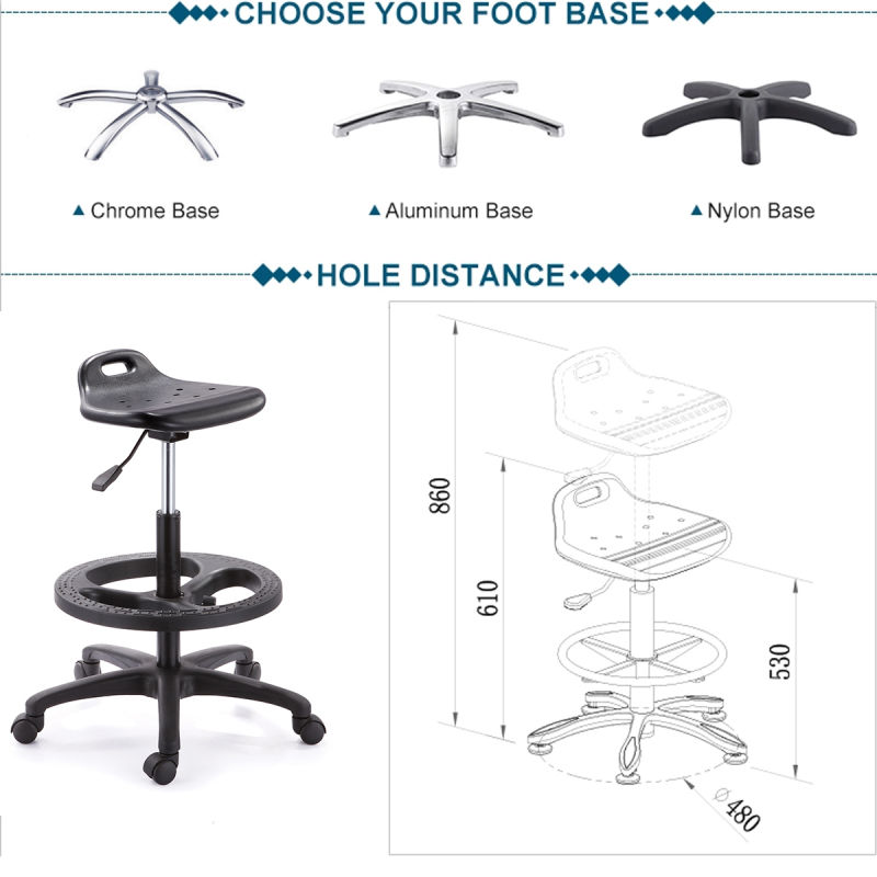 Classic Product PU ESD Laboratory Office Furniture Lab Chair