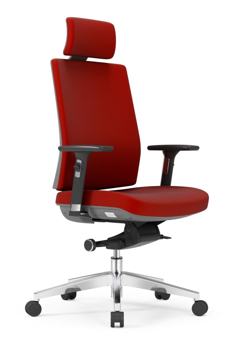 Unique Design Ergonomic Molded Foam Fabric Leather Office Chair Executive