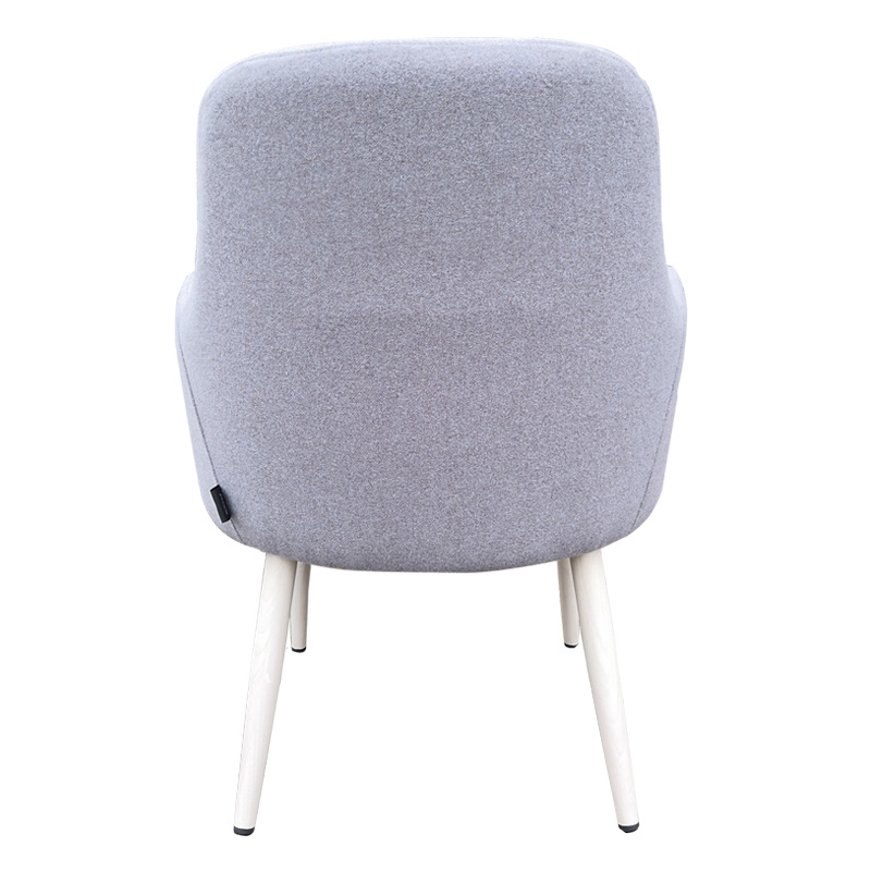 Wholesale Nordic Style Gray Luxury Fabric Dining Chair for Sale