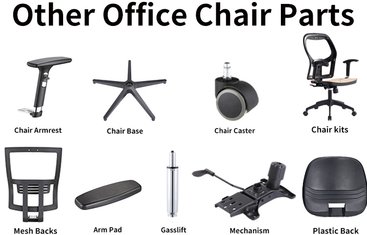 Office Furniture Chair Nylon Base Parts Chair Legs