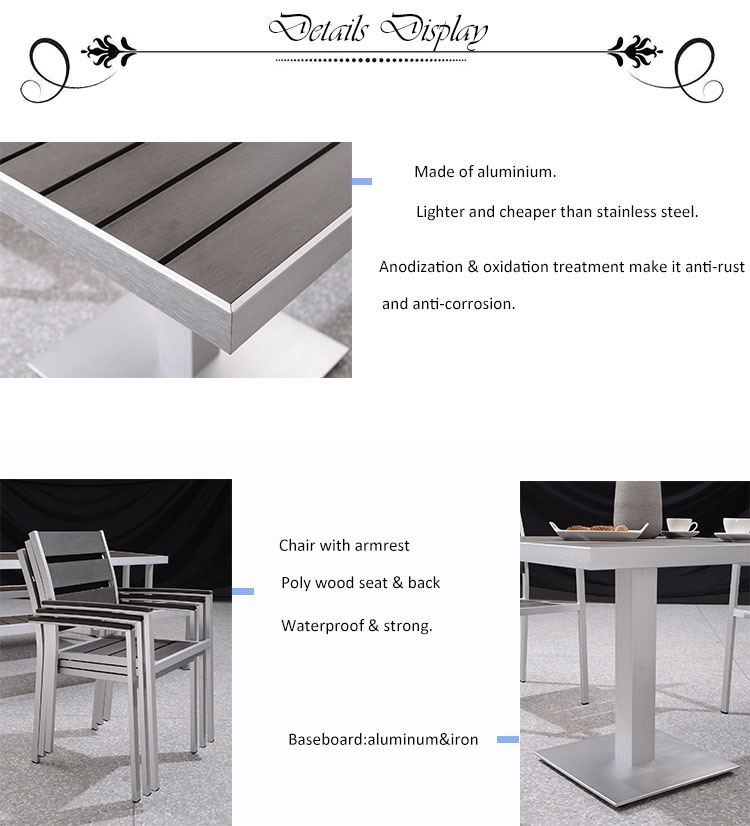 Gazebo Furniture Tables and Chairs for Restaurants Cafe Modern Furniture