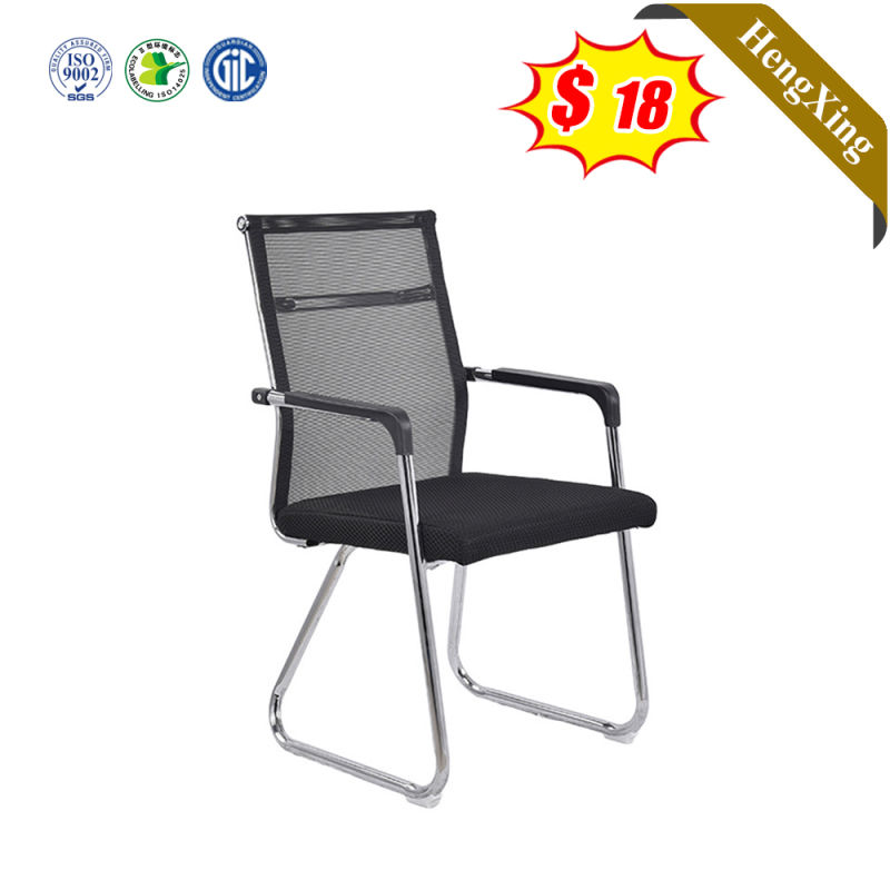 Middle Back Modern Black Office Furniture Ergonomic Mesh Visitor Waiting Chair