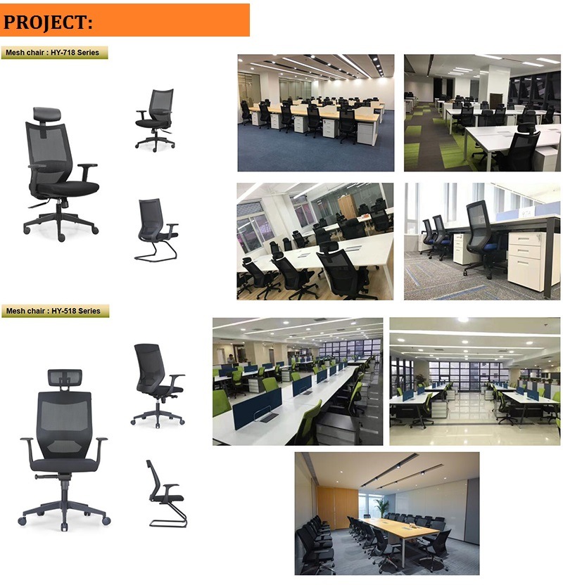 Office Furniture MID-Back Swivel Mesh Office Chair with Wheels