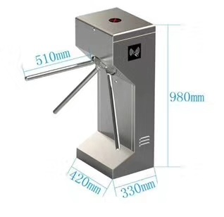 Bi-Directional Passing Access Control Tripod Turnstile Gate