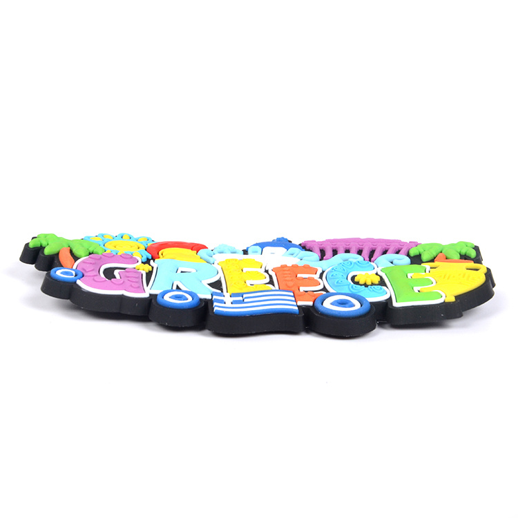 Wholesale Cheap Custom 3D Greece Soft PVC Rubber Fridge Magnets