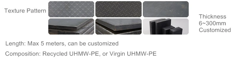 Best Selling High Quality Heavy Duty Construction Road Mat/Portable Dragline Mat/ Ground Protection Mat UHMWPE