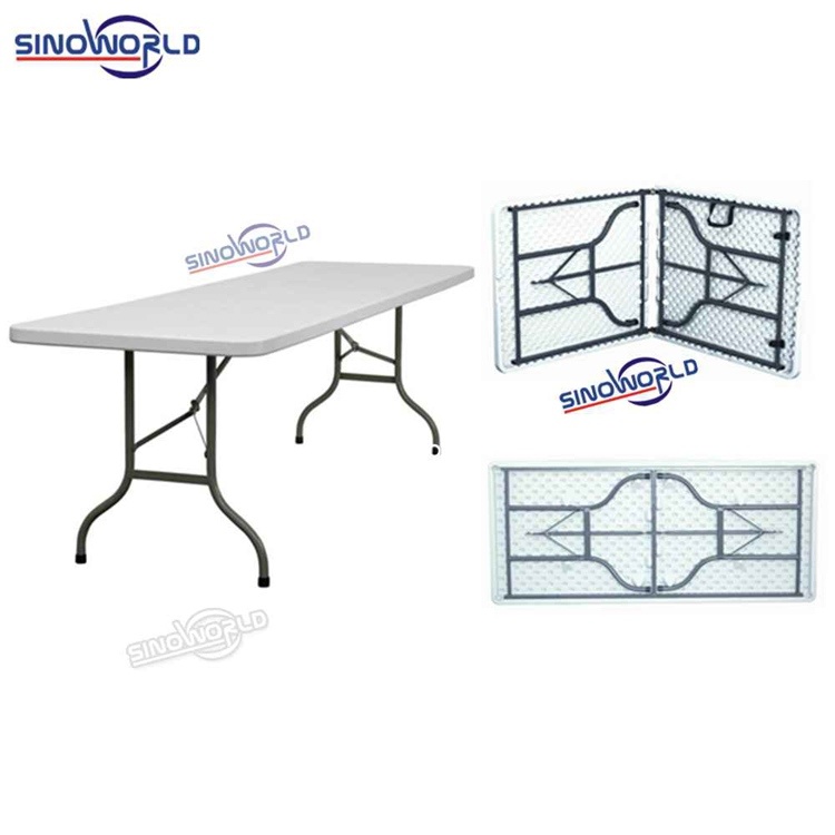 Event Furniture Wedding Banquet Adjustable Plastic Foldable HDPE Table