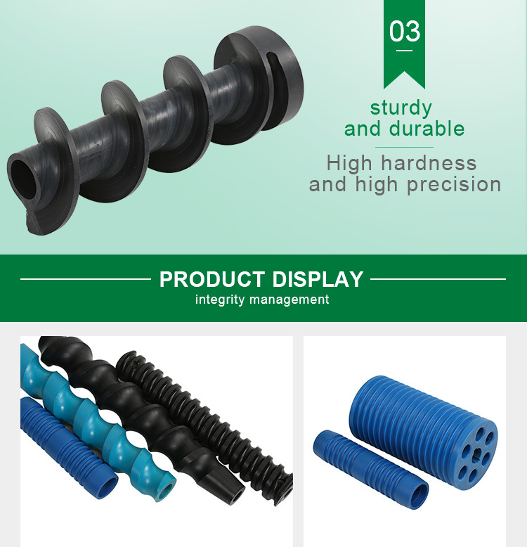 High Anti-Impact Resistance Plastic UHMW-PE Transporting Screw