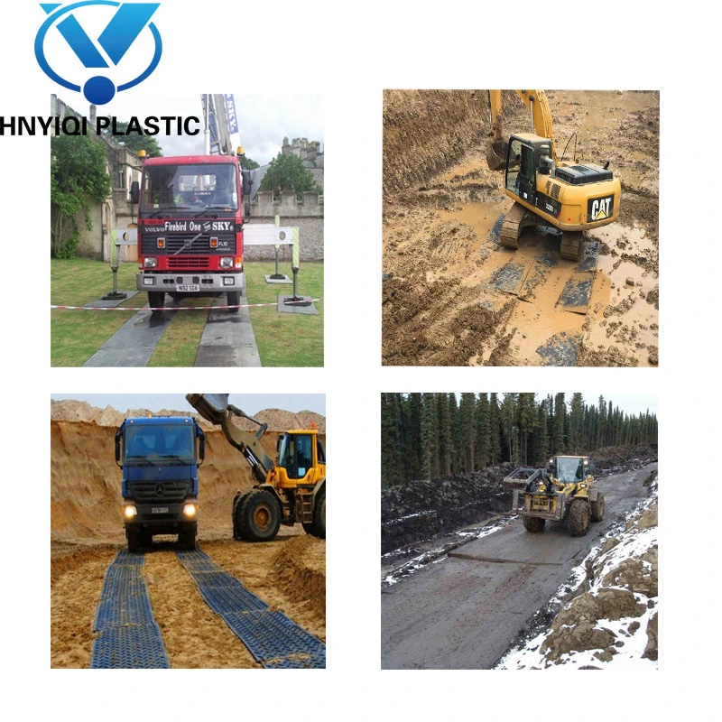 4X8 FT Heavy Duty Temporary Construction HDPE Plastic Road Mat
