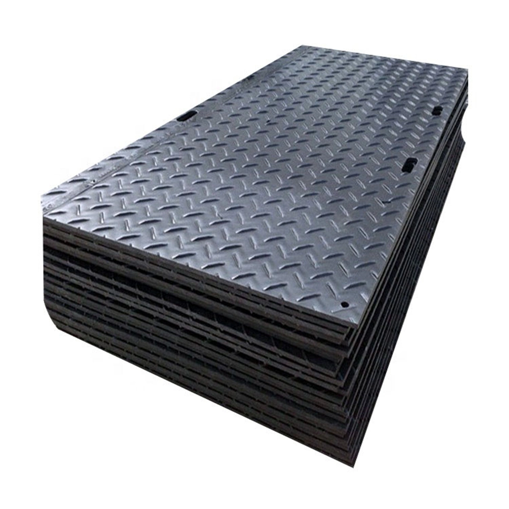 UHMWPE HDPE Sheet Ground Protection Temporary Construction Road Mat