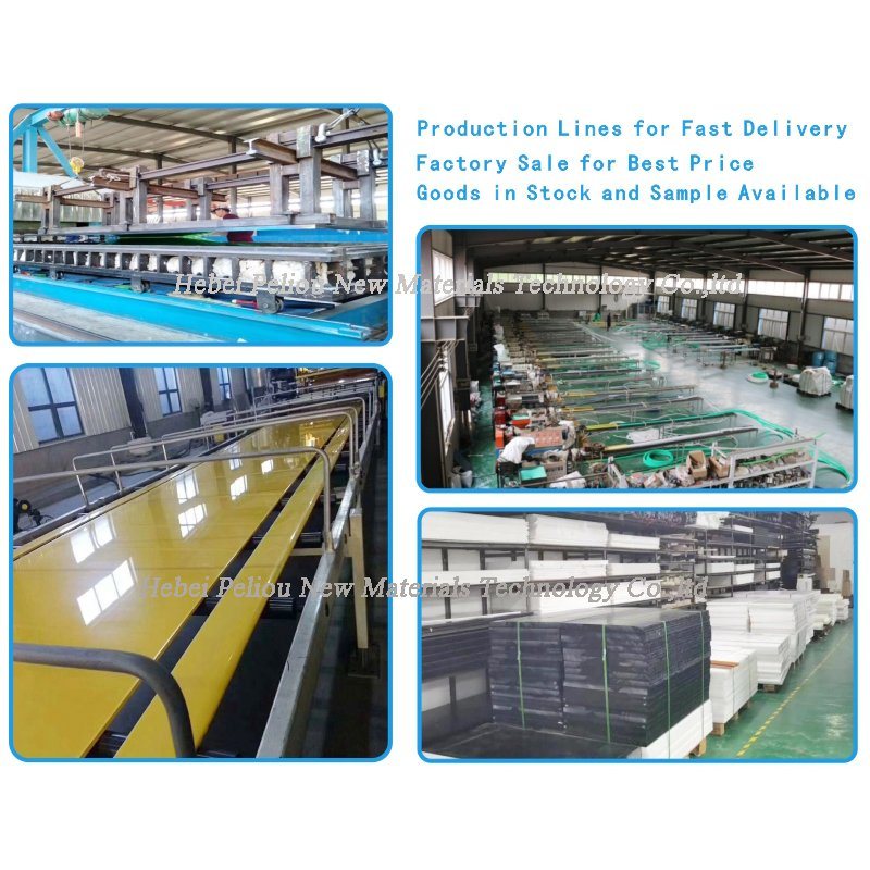 Customer's Required Size and PE Material UHMW Virgin Plastic Sheet