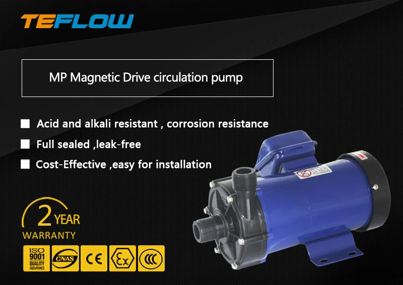 F-FRPP Chemical Miniature Magnetic Pump for Low Pressure Acid