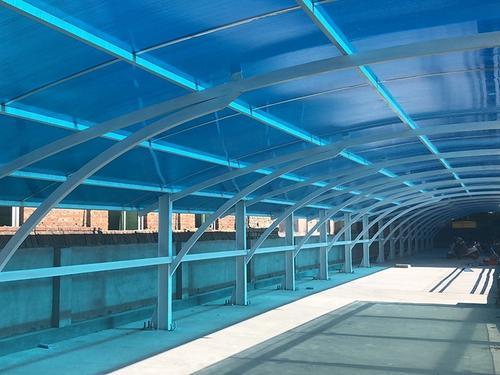 Outdoor Use Anti-UV Clear Color Polycarbonate Roof Sheet PC Honeycomb