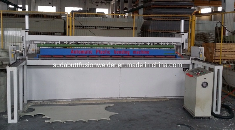 2000mm Automatic PVC PP PE PVDF Pph Ppn Sheet Board Bending Machine