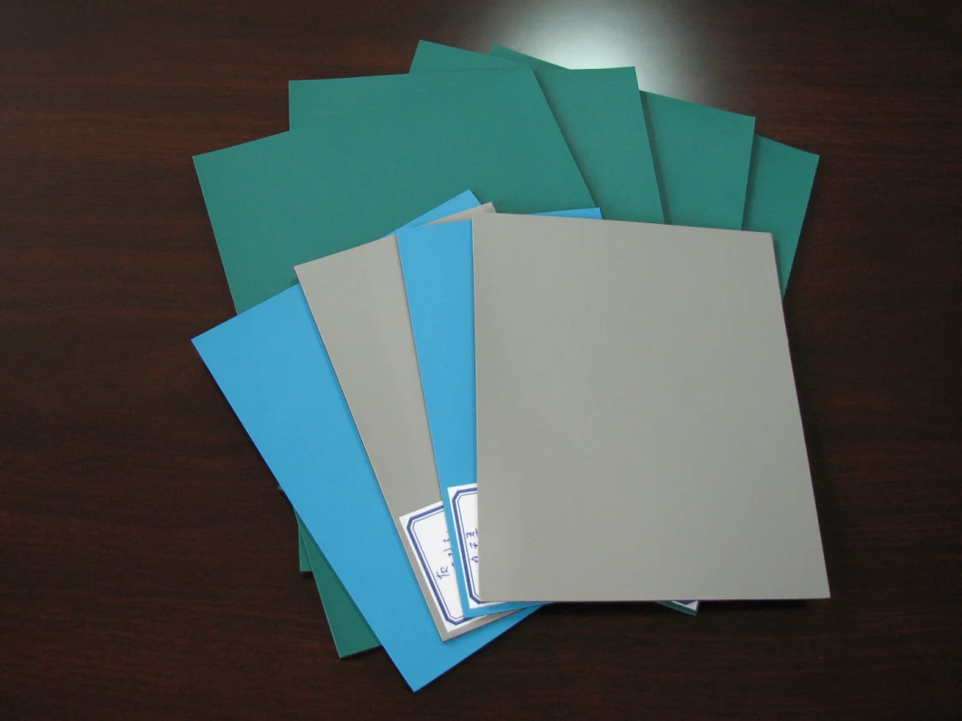 Good Sale ESD Rubber Sheet, Antistatic Rubber Sheet with Green, Blue, Grey, Black Color