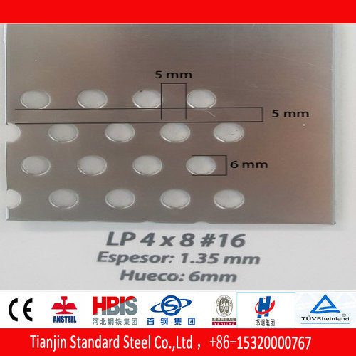 Ss Perforated Stainless Steel Sheet AISI SUS 304 316L