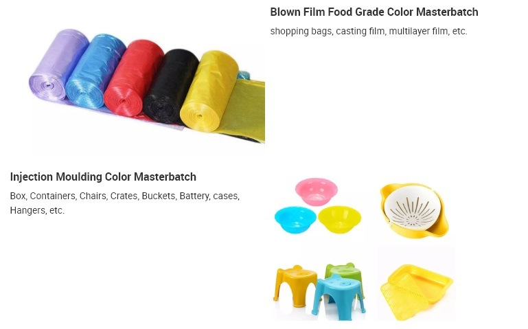High Density Plastic Green Color Masterbatch for Sale