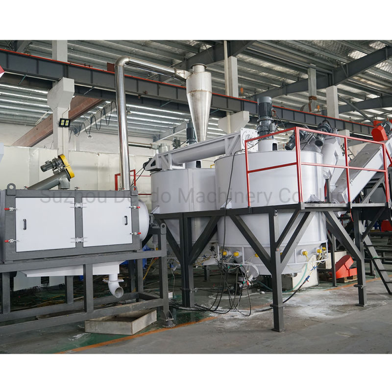 Pet PP Rigid Bottle Waste Plastic Recycling Machine