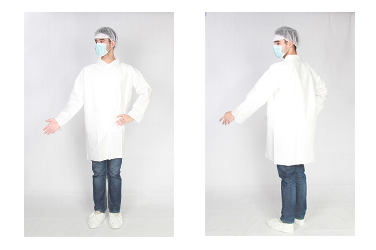 Anti-Static Disposable Waterproof and Anti-Static Sterilized Lab Coat