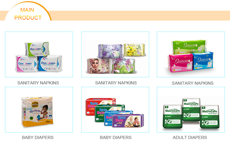 OEM Night Use Sanitary Pad with PE Cover