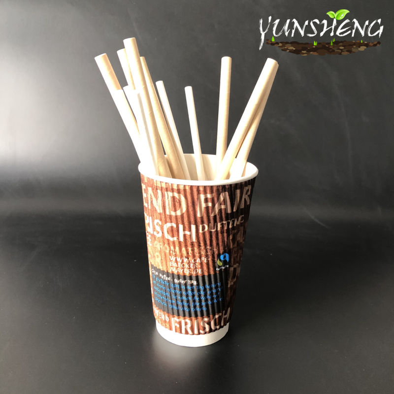 Customized Paper Cardboard Straw/Colorized Durable Coffee Straw